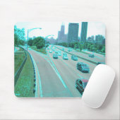 Chicago Traffic in Colored Foil Mousepad (Mit Mouse)
