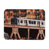 Chicago Train at Riverbend Magnet (Horizontal)