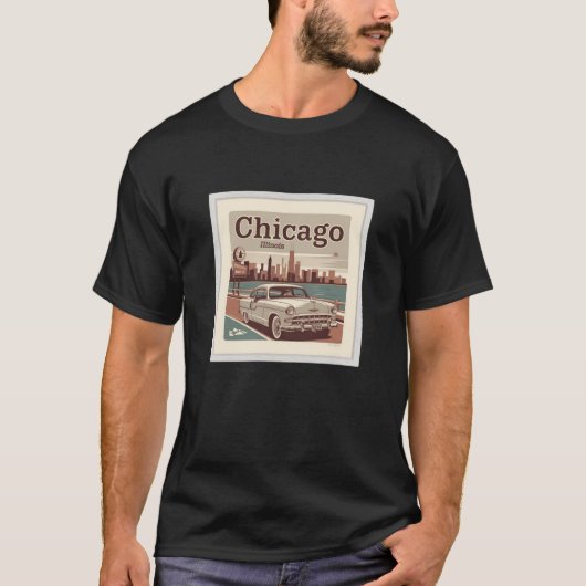 Chicago Travel Keepake T-Shirt (Vorderseite)