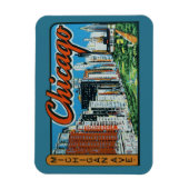 Chicago Travel Magnet (Vertikal)