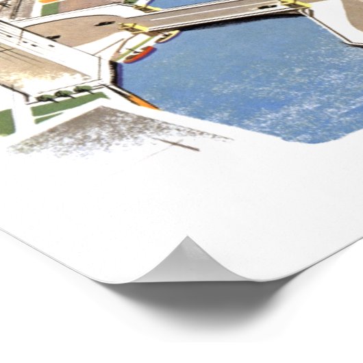 Chicago Travel Poster (Ecke)