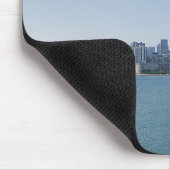 Chicago über den See Mousepad (Ecke)
