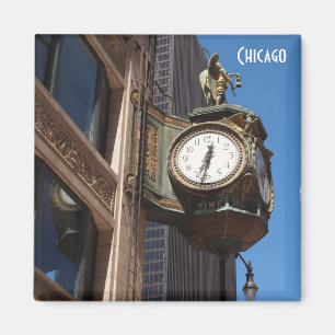 Chicago-Uhr Magnet