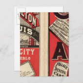 Chicago und Alton Eisenbahn Postkarte (Vorne/Hinten)