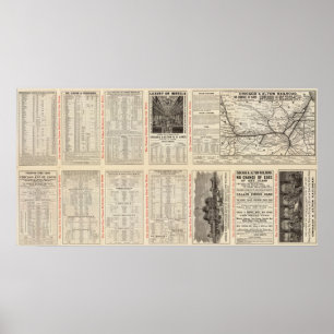 Chicago und Alton Railroad 3 Poster