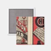 Chicago und Alton Railroad Magnet (Vorderseite/Rückseite)