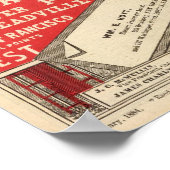 Chicago und Alton Railroad Poster (Ecke)