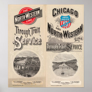 Chicago und NordWestern-Linie Poster