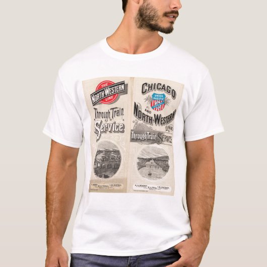 Chicago und NordWestern-Linie T-Shirt (Vorderseite)
