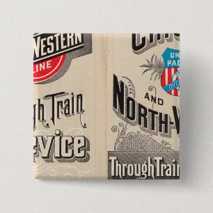 Chicago und North Western Line Button