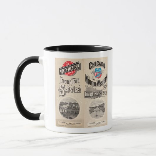 Chicago und North Western Line Tasse (Links)
