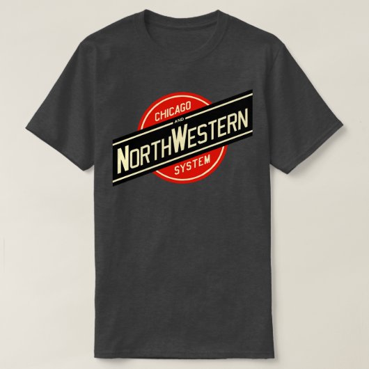 Chicago und North Western Railway TShirt (Design vorne)