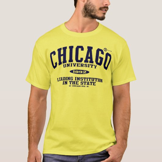 Chicago-Universität T-Shirt (Vorderseite)