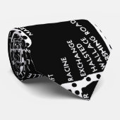 Chicago-Untergrundbahn-Vintager Systems-Karten-Weg Krawatte (Gerollt)