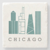 Chicago Untersetzer (Vorderseite)