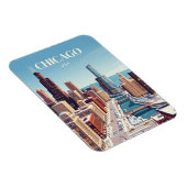Chicago, USA Magnet (Rechte Seite)