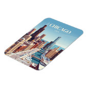 Chicago, USA Magnet (Linke Seite)