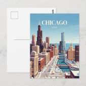Chicago, USA Postkarte (Vorne/Hinten)