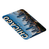 Chicago USA Skyline Reise Magnet (Rechte Seite)