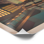 Chicago USA Vintag Poster (Ecke)