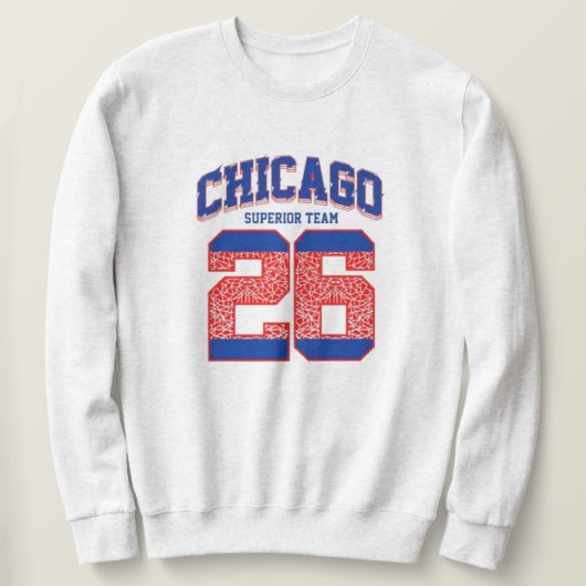 Chicago varsity letter athletic sweatshirt (Design vorne)