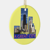 CHICAGO-Verzierung Keramik Ornament (Rechts)