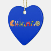 Chicago-Verzierung Keramikornament (Links)