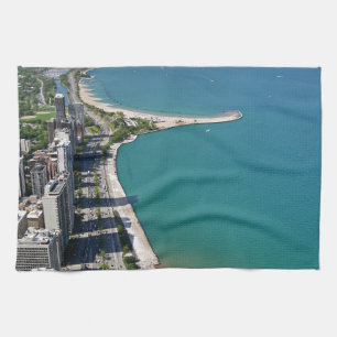 Chicago View.JPG Geschirrtuch