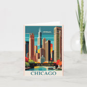 Chicago Vintag Illustration (Vorderseite)