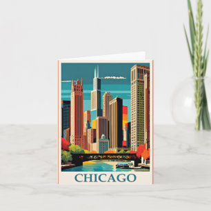 Chicago Vintag Illustration
