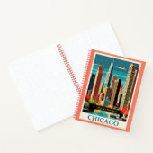 Chicago Vintag Illustration Notizblock (Innenseite)