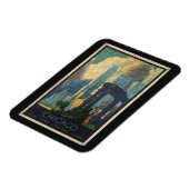 Chicago Vintag Reise Magnet (Linke Seite)