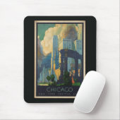 Chicago Vintag Reise Mousepad (Mit Mouse)