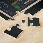 Chicago Vintag Reise Puzzle (Seite)