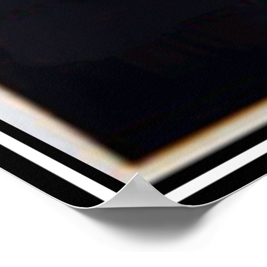 Chicago Vintage Poster Print (Ecke)