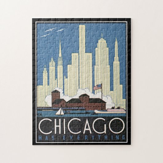 Chicago Vintage Puzzle (Vertikal)