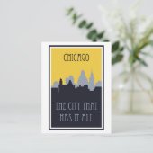 Chicago  Vintage Travel  Postcard Postkarte (Stehend Vorderseite)