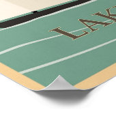 Chicago Vintage Travel Poster (Ecke)