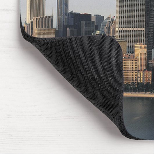 Chicago vom See-Ufer-Antrieb Mousepad (Ecke)