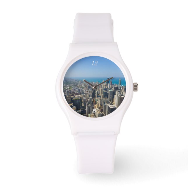 Chicago von oben armbanduhr (Vorderseite)