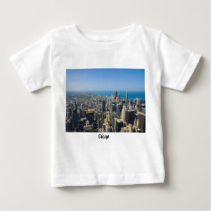 Chicago von oben baby t-shirt