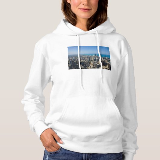Chicago von oben hoodie (Vorderseite)