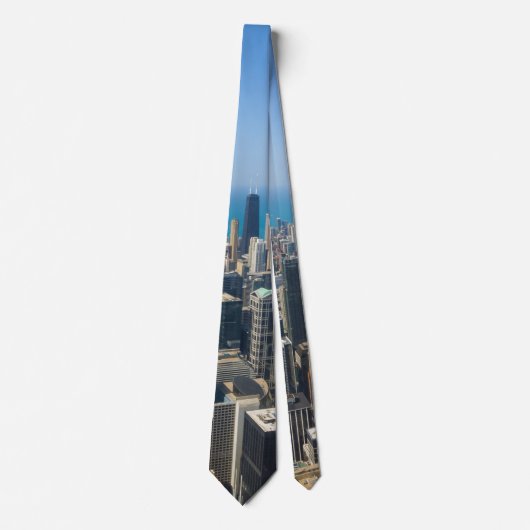 Chicago von oben Neck Tie Krawatte (Vorderseite)