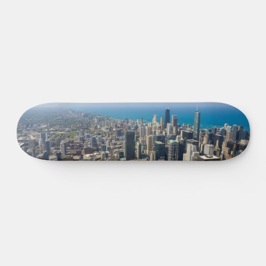 Chicago von oben skateboard (Horizontal)