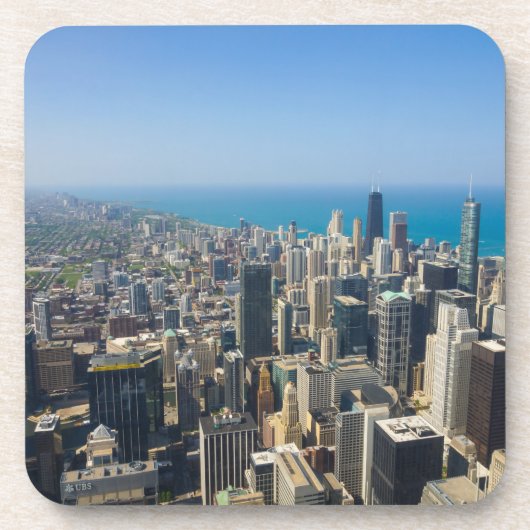 Chicago von oben untersetzer (Vorderseite)
