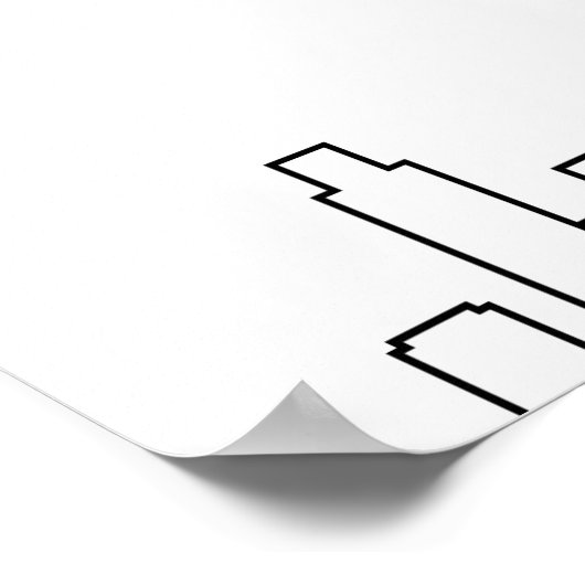 Chicago Wedding | 12 Tabelle Seating Chart Poster (Ecke)