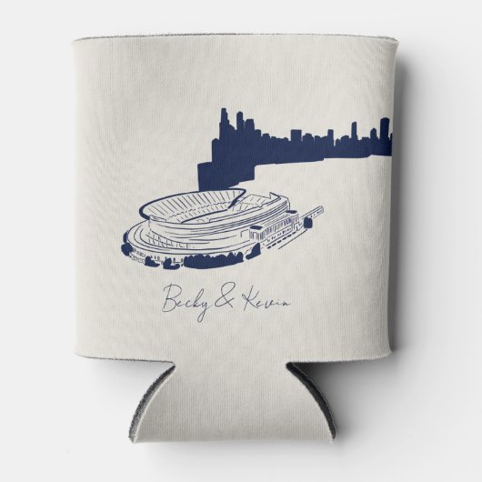 Chicago Wedding Dosenkühler (Vorderseite)