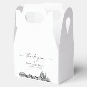 Chicago Wedding Personalisiert Favor Box Geschenkschachtel (Geöffnet)