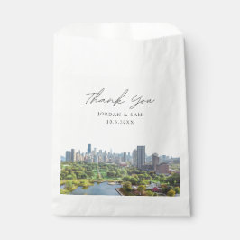 Chicago Wedding Personalisiert Foto Geschenktütchen