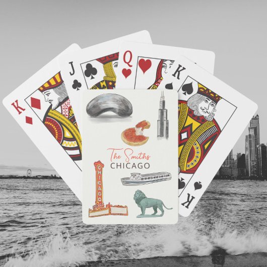 Chicago Wedding Playing Cards Spielkarten